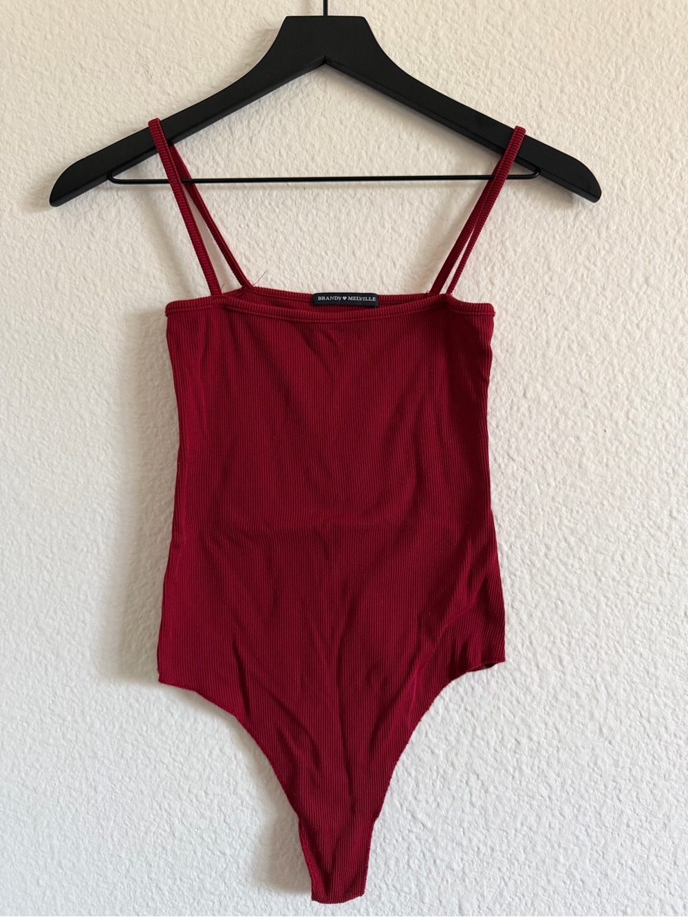 brandy melville ribbed bodysuit